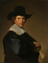johannes-cornelisz-verspronck-1646-portret-moškega-umetniški-tisk-likovne-reprodukcije-stenske-umetnosti-id-a634zi8vz