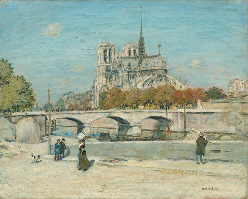 jean-francois-raffaelli-1902-notre-dame-seen-from-the-quai-de-la-tournelle-art-print-fine-art-reproduction-wall-art-id-a63owu25f