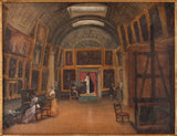 ecole-francaise-1840-the-painting-gallery-hotel-aguado-art-print-fine-art-tái tạo-wall-art