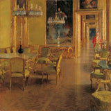 卡爾莫爾 1908 年冬季宮殿室內設計尤金王子薩瓦伊梅爾普福特加斯藝術印刷品美術複製品牆壁藝術 id-a63s7ajsi