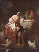 Giovanni Battista - Piazzetta-1745-pastoračné-scene-art-print-fine-art-reprodukčnej-wall-art-id-a65blneb8