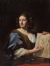 carlo-maratti-1701弗朗西斯卡·戈米·玛拉蒂的肖像艺术打印精细艺术再现墙艺术id-a661nwz5z