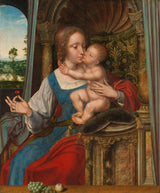 nieznany-1525-druk-sztuki-dziewicy i-dziecka-reprodukcja-dzieł sztuki-sztuka-ścienna-id-a6647ehb3