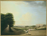 anonimno-1755-mjesto-Louis-XV-u-izgradnji-iz-u-vrtu-hotela-resnel-1760-art-print-likovna-reprodukcija-zidna-umjetnost