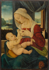 послідовник-лоренцо-ді-креді-1400-діва-і-немовля-художній-принт-витончене-репродукція-стінне мистецтво-id-a672amgc8