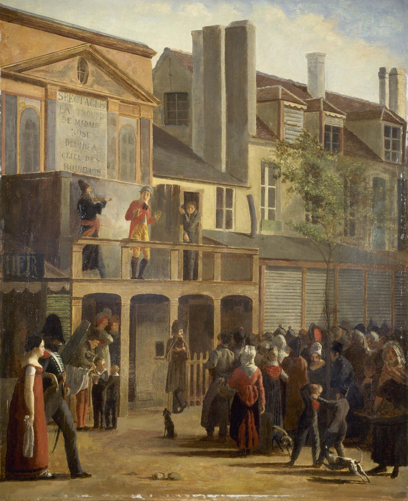 jean-roller-1820-parade-bobeche-and-galimafre-boulevard-du-temple-art-print-fine-art-reproduction-wall-art