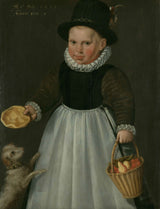 jacob-willemsz-delff-i-1581-어린 소녀의 초상화-예술-인쇄-미술-복제-벽-예술-id-a6aelhyys