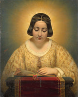 joseph-dorință-instanță-1820-Countess-de-pagini-născuți-cornellan-ca-st-catherine-art-print-fin-art-reproducere-wall-art-id-a6ap1u8fe