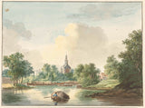 pieter-gerardus-van-os-1786-de-hogerwoerdse-poort-leyden-gezien-van-de-singel-kunstprint-beeldende-kunst-reproductie-muurkunst-id-a6awduxrx