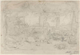 willem-maris-1854-girl-performs-geese-and-ducks-on-a-farm-art-print-fine-art-reproduction-wall-art-id-a6b54j8d8