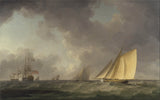 charles-brooking-1750-cutter-close-hauled-in-a-frish-breeze-with-other-shipping-art-print-fine-art-reproduction-wall-art-id-a6bfsqr4v