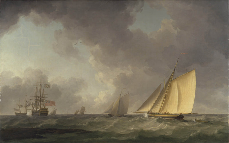 charles-brooking-1750-cutter-close-hauled-in-a-fresh-breeze-with-other-shipping-art-print-fine-art-reproduction-wall-art-id-a6bfsqr4v