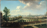 nicolas-jean-baptiste-raguenet-1715-lenclos-des-chartreux-rue-denfer-konst-tryck-fin-konst-reproduktion-vägg-konst