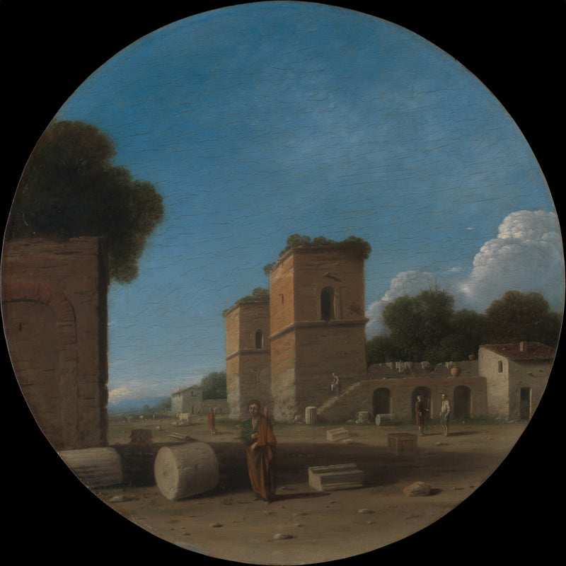 goffredo-wals-1630-a-roman-landscape-with-figures-art-print-fine-art-reproduction-wall-art-id-a6d3d7urv