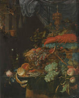 abraham-mignon-1660-stilleben-med-frugt-og-en-guldfinke-kunsttryk-fine-art-reproduction-wall-art-id-a6dggwn13