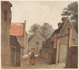 Hendrik-Abraham-klinkhamer-1820-street-at-the-Manege-art-print-fine-art-reprodukčnej-wall-art-id-a6dpu4z1q