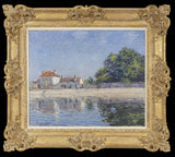 Alfred-Sisley-1885-BORDS-du-Loing-Saint-Mammès-the-rieka-Loing-at-Saint-Mammès-art-print-fine-art-reprodukčnej-wall-art-id-a6efkkdxg