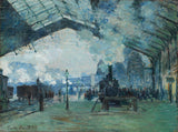 Claude Monet--1877-érkezés-of-the-Normandia-vonat a Gare Saint-Lazare-art-print-fine-art-reprodukció fal-art-id-a6fd75t18