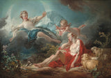 吉恩·霍诺尔·弗拉贡纳德1756年戴安娜和恩迪米翁的艺术印刷精美的艺术复制品墙艺术id a6gubfp3w