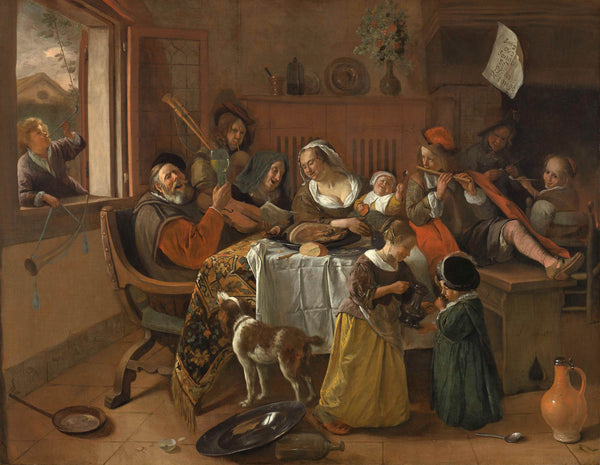 jan-havicksz-steen-1668-the-merry-family-art-print-fine-art-reproduction-wall-art-id-a6h7ux19b
