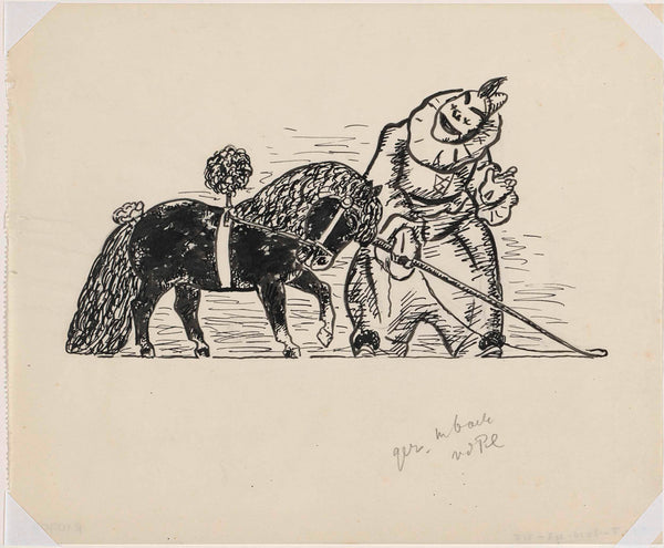 leo-gestel-1935-pierrot-dress-does-pony-plume-sketch-art-print-fine-art-reproduction-wall-art-id-a6hmfqsvo