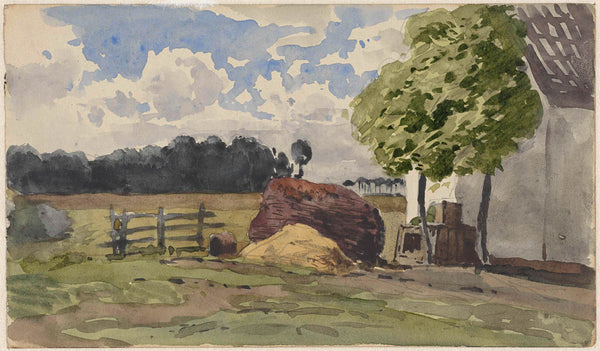 julius-jacobus-van-de-sande-bakhuyzen-1845-stacking-wood-for-a-farm-in-the-pasture-art-print-fine-art-reproduction-wall-art-id-a6hp1o6m1