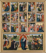 netherlandish-painter-the-fifteen-mysteries-and-the-virgin-of-the-rosary-art-print-fine-art-reproduction-wall-art-id-a6i949ah1