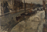 george-hendrik-breitner-1880-prinsengracht-canal-near-laurier-amsterdam-umetniški-tisk-reprodukcija-likovne-umetnine-stenska-umetnost-id-a6je69hc5