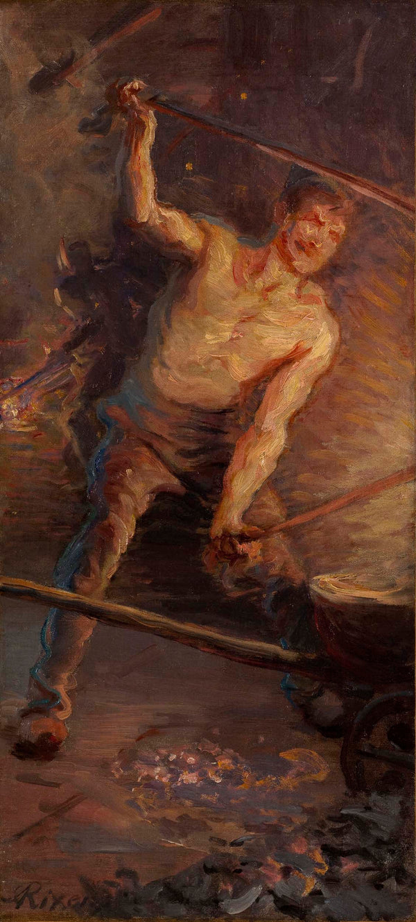 jean-andre-rixens-1889-sketch-for-the-living-room-of-the-city-hall-of-science-in-paris-fire-art-print-fine-art-reproduction-wall-art