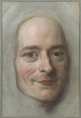 莫里斯·康坦·德拉圖爾伏爾泰肖像藝術印刷美術複製品牆藝術 id-a6m1z72bl