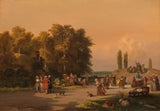 チャールズ・ロシュッセン-1848-パリの近くの公園-アート-プリント-ファインアート-複製-ウォールアート-id-a6pzkeiah