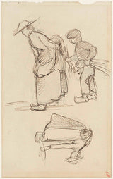 jozef-israels-1834-dve-studia-pracujúcej-ženy-a-chlapca-umelecká-tlač-výtvarná-umelecká-reprodukcia-nástenného-art-id-a6qxmuyie