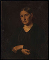 費奧多爾·彼得羅維奇·丘馬科夫女性雙臂交叉肖像藝術印刷品美術複製品牆壁藝術