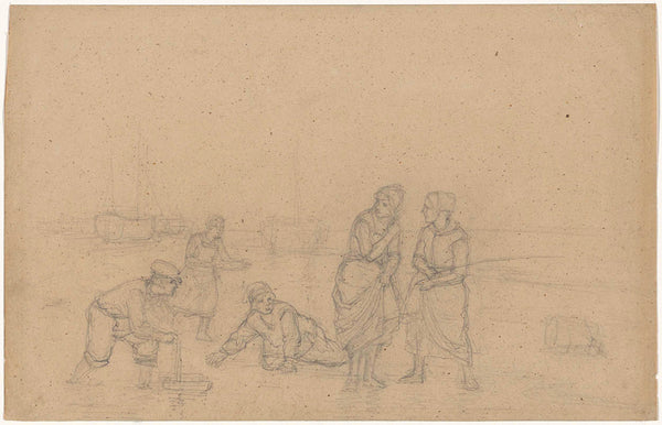 jozef-israels-1834-beach-wading-women-and-children-playing-art-print-fine-art-reproduction-wall-art-id-a6so9dxy7