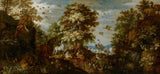 Roelant-savery-1627-奧菲斯-用他的音樂藝術印刷精美藝術複製品牆壁藝術 id-a6xcan4id 迷人動物