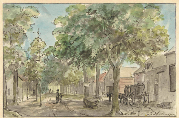 jurriaan-andriessen-1800-village-street-in-lage-vuursche-art-print-fine-art-reproduction-wall-art-id-a6xj6bmin