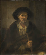 Rembrandt, van Rijn - 1655-portrait-of-an-old-man-art-print-fine-art-reprodukčnej-wall-art-id-a6yxt09l2