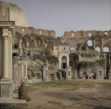 christoffer-wilhelm-eckersberg-1816-Colosseum-art-in-interyerinin-görünüşü-basmalı-incəsənət-reproduksiya-divar-art-id-a6yy003vg