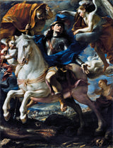 mattia-preti-1658-st-george-on-horseback-impressió-art-art-reproducció-de-paret-id-a6zfx09xt