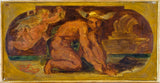 eugene-delacroix-1849-kvikksølv-skisse-for-salongen-de-la-paix-i-paris-rådhuset-kunst-trykk-kunst-reproduksjon-vegg-kunst