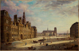 jan-ostoja-faustin-de-miodoncheski-1868-la-mairie-en-1868-impression-d'art-reproduction-d'art-art-mural