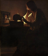 喬治·德·拉·圖爾-1640-懺悔的-瑪格達倫-藝術印刷品-精美藝術-複製品-牆藝術-id-a725ol2wg