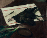 雅克·埃米爾·布蘭奇 1921 年靜物與火雞藝術印刷美術複製品牆藝術