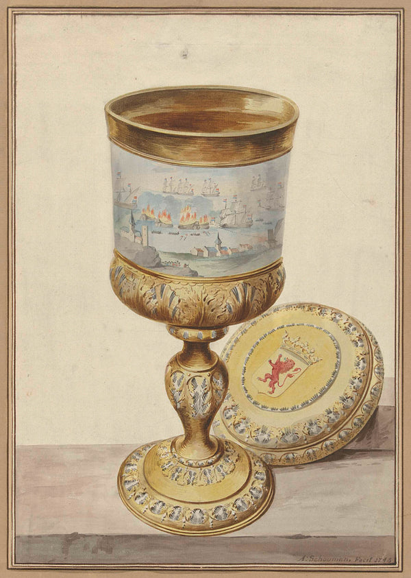 aert-schouman-1748-image-of-a-golden-cup-with-lid-donated-art-print-fine-art-reproduction-wall-art-id-a72b3860s
