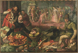 彼得·阿尔特森基督与通奸的女人艺术印刷美术复制品墙艺术 id-a72gu6oo4