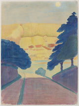 marianne-von-werefkin-1907-wasserburg-art-print-reprodukcja-dzieł sztuki-sztuka-ścienna-id-a72vrac19