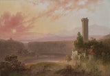 约书亚·肖1840在日落时分的湖奈米观艺术打印精美的艺术复制墙艺术ID A73XZC5LS