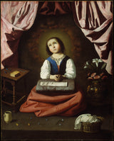 弗朗西斯科·德·祖尔巴兰1632年-年轻的原始艺术印刷精美的艺术复制品-墙-艺术-id-a7511amke
