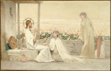 eugene-buland-1882-christ-avec-marie-et-martha-art-print-fine-art-reproduction-wall-art