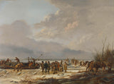 pieter-gerardus-van-os-1814-rompiendo-el-hielo-en-el-karnemelksloot-naarden-january-art print-fine-art-reproducción-wall-art-id-a767dd0v9